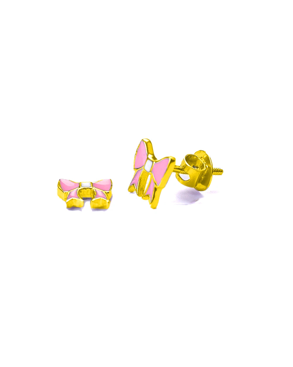 Sunny Bow sparkle Stud